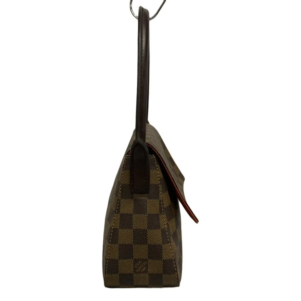 PRE-OWNED LV Damier Ebene Mini Looping Shoulder Bag