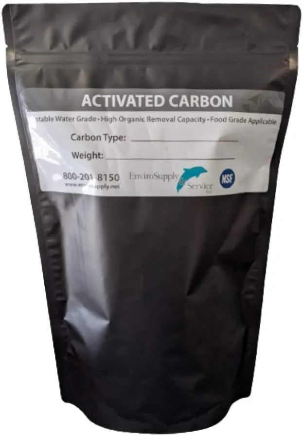 Premium 4mm Pellet Virgin Bituminous Coal Activated Carbon Charcoal (for Air Purification, Odor Control, Vapor Phase Applications) - Bulk 5 lb. Bag (80oz)