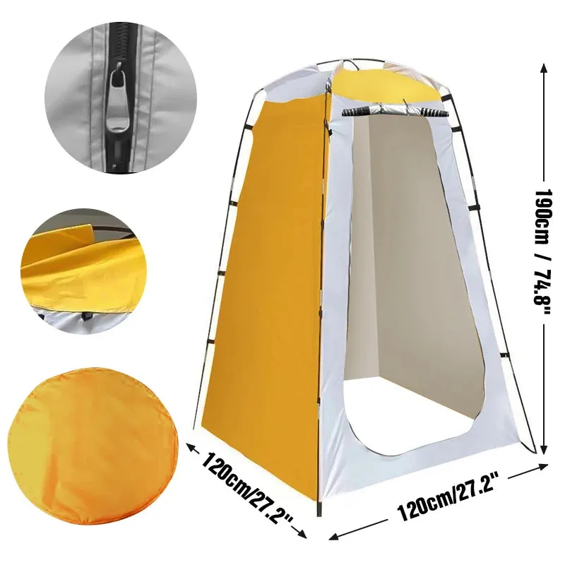 Privacy Shower Tent - Outdoor Waterproof Changing Room Shelter for Camping, Hiking, Emergency Toilet, and Shower Bathroom