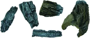 ProCom Log Bed Kit for Vented & Vent Free Log Sets - Model DLB2, Hand Painted Concrete Logs, Enhances Fireplace Appearance