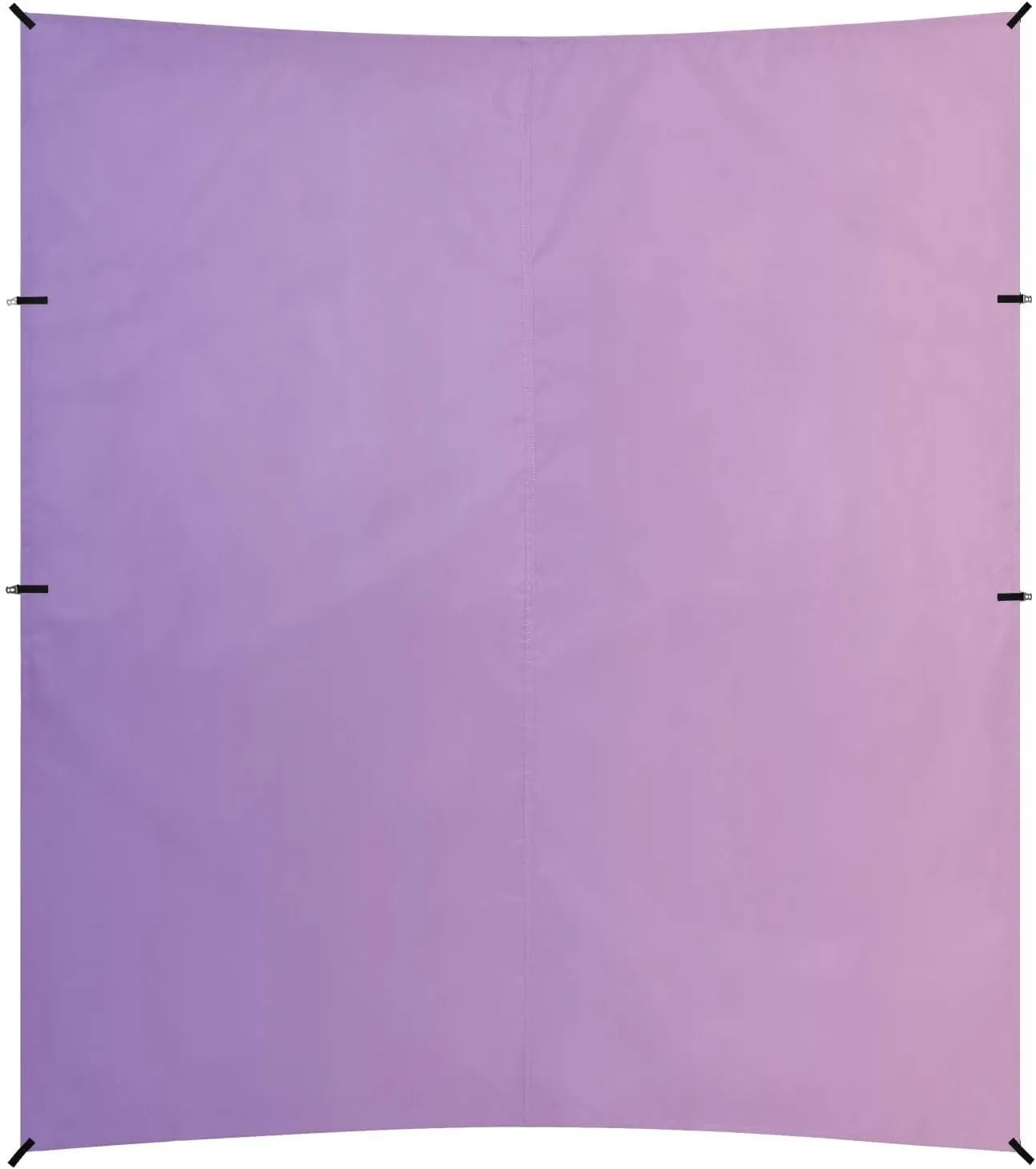 Purple Gradient Foldable Beach Cabana UPF50  Easy Setup Portable Sun Shelter Includes Sand Shovel, Sandbags, Stability Poles for Backyard, Grassland, Park