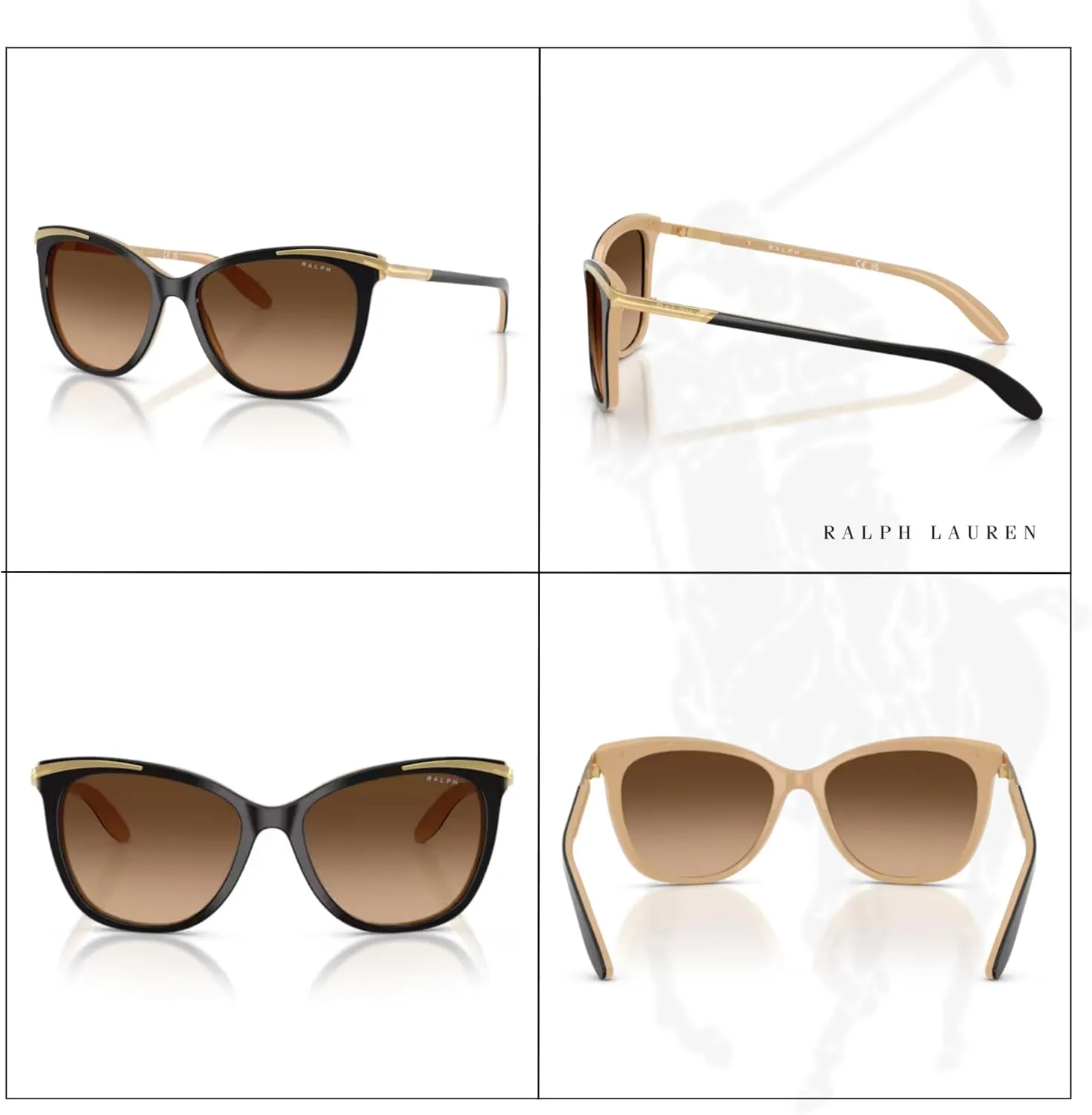 Ralph Lauren RA5203 Cateye Sunglasses For Women   BUNDLE with Designer iWear Eyewear Kit