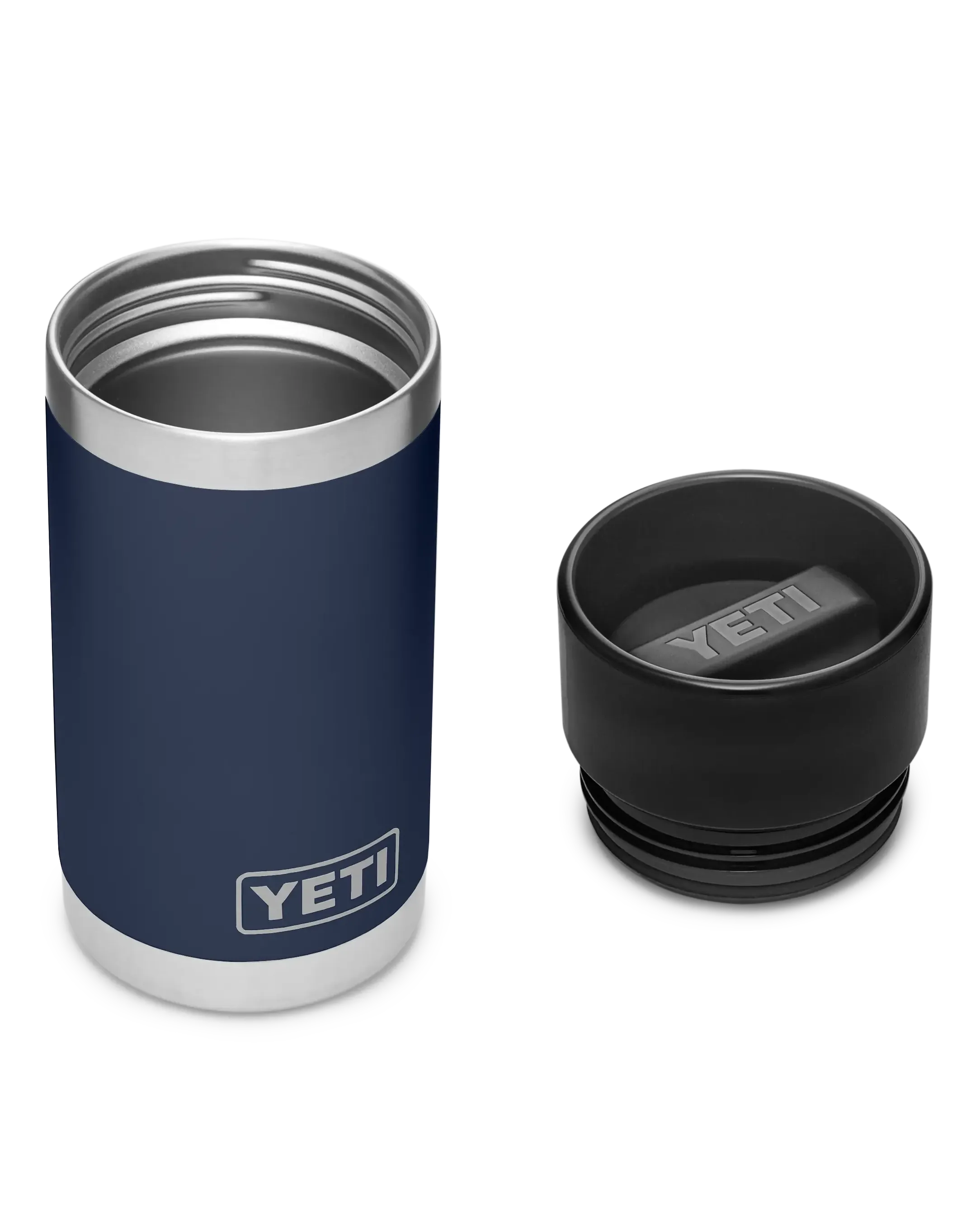 Rambler 12oz Bottle With Hot Shot Cap in Navy