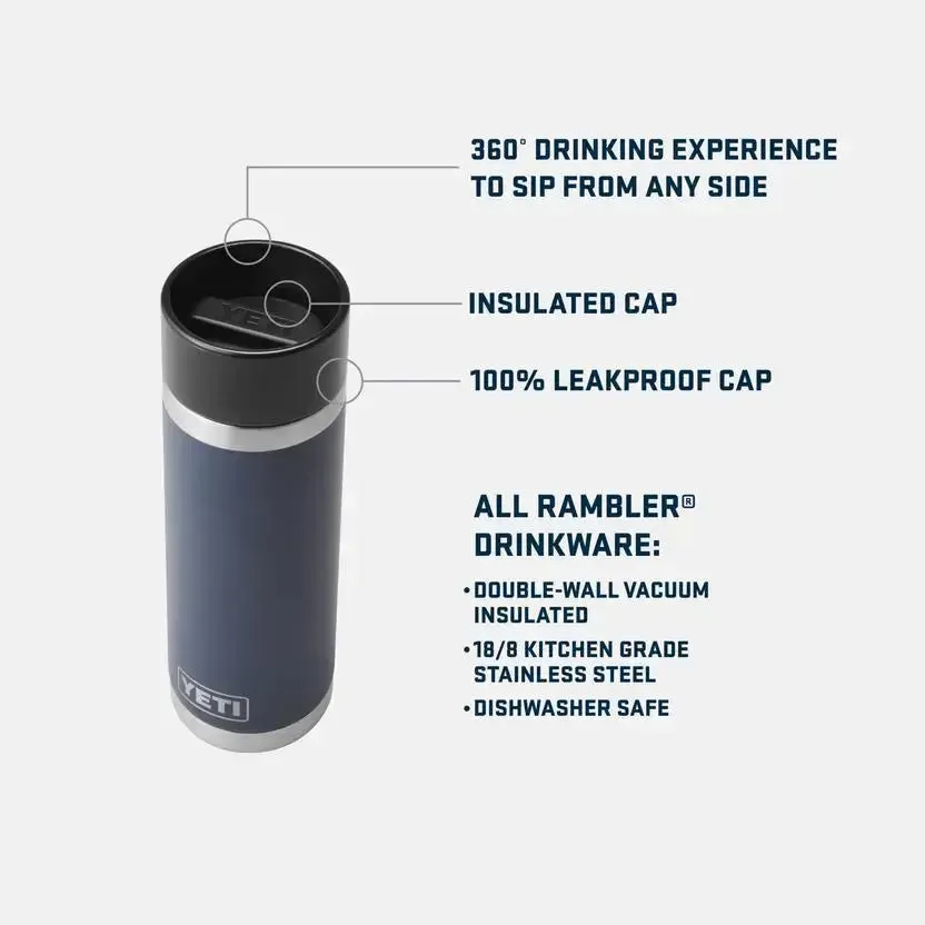Rambler® 18 oz (532 ml) HotShot™ Bottle - Navy