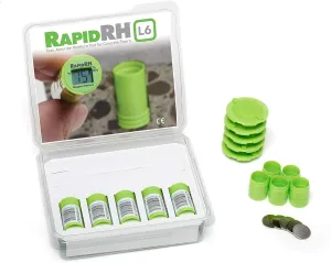 Rapid RH L6 Smart Sensors: Easy ASTM F2170 Concrete Moisture Testing- 5 Pack