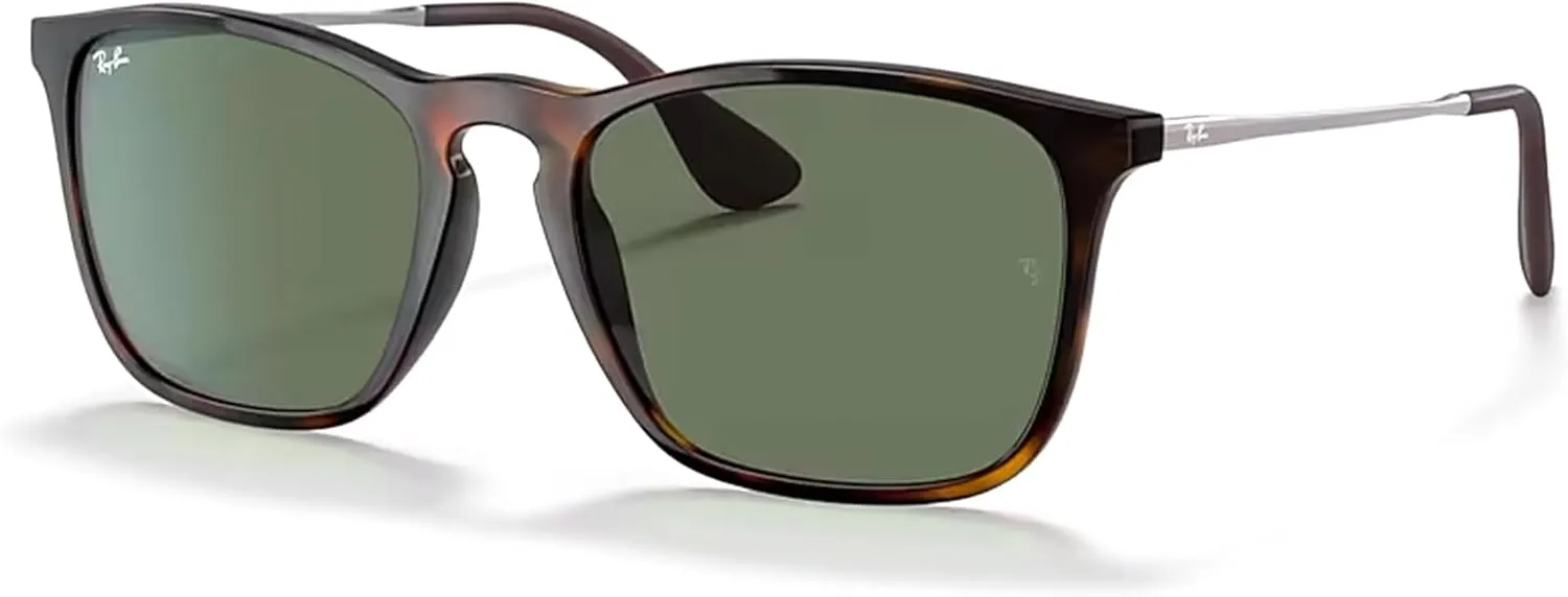 Ray-Ban Chris RB4187 Square Sunglasses for Men   BUNDLE With Designer iWear Complimentary Eyewear Kit