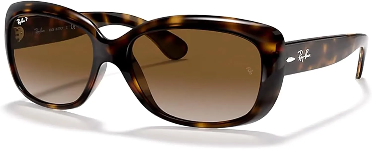 Ray-Ban RB4101 JACKIE OHH Cat Eye Sunglasses For Women   BUNDLE with Designer iWear Eyewear Care Kit