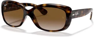 Ray-Ban RB4101 JACKIE OHH Cat Eye Sunglasses For Women   BUNDLE with Designer iWear Eyewear Care Kit