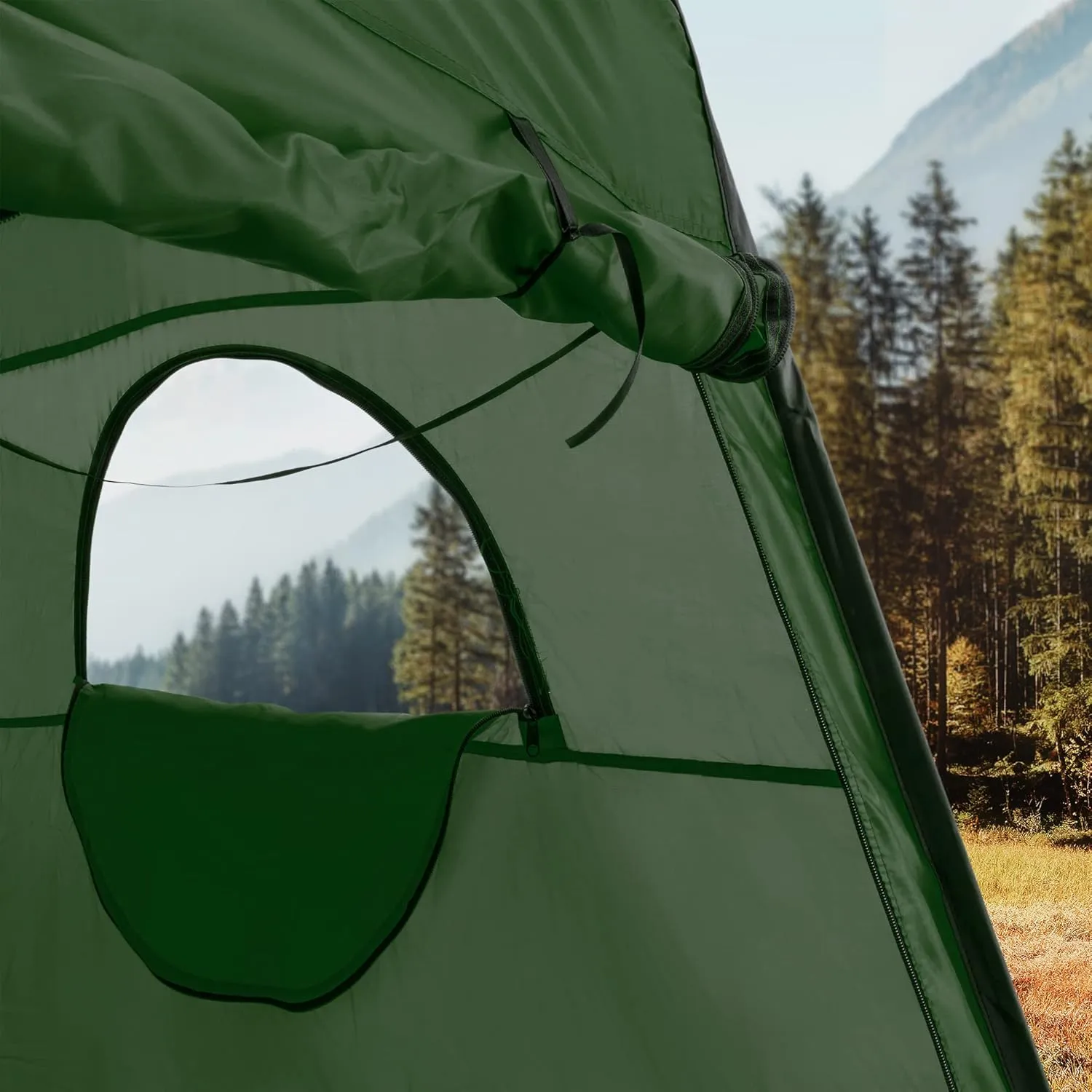 RecPro Portable Pop Up Privacy Tent | Changing Room, Toilet, Shower, Rain Shelter for Camping & Beach | Includes Carry Bag, Ground Cover, and rain Cover