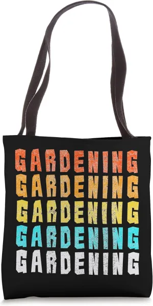 Retro Gardening Gardener Garden Plant Planter Tote Bag