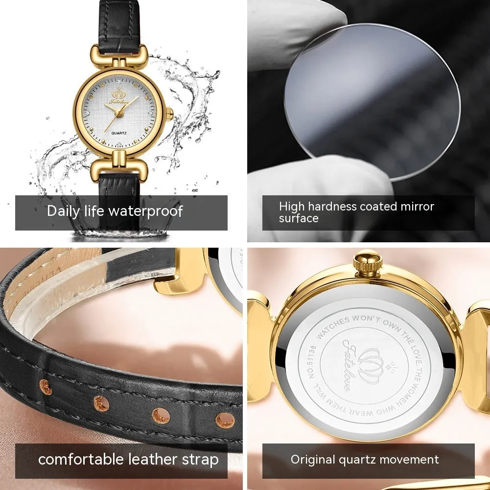 Retro Lightweight Small Kit Exquisite Watch Belt Quartz Watch