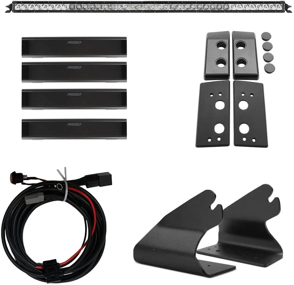 RIGID Industries – Roof Line Light Kit, 40 Inch SR Sport/Flood Combo Bar Included, Compatible with 2021 Bronco Full Size (46724)