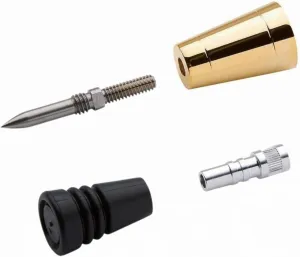 Rockler Cane/Walking Stick Hardware Kit – Hobby Tool Kit Includes Steel Spike, Ferrule, Cane Rubber Foot, & Aluminum Insert - Easy to Assemble Woodworking Kit – Perfect for Indoor, & Summer Use