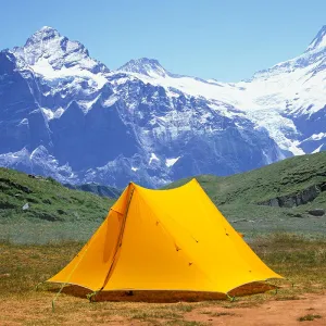Rodless 15D 3 silicone Tarp Tent Efficient Custom design Professional Season