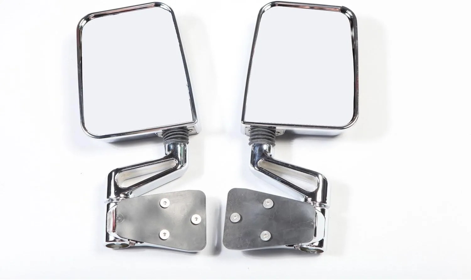 Rugged Ridge | Door Mirror Kit, Dual Focus, Chrome | 11018.01 | Fits 1987-2002 Jeep Wrangler YJ/TJ