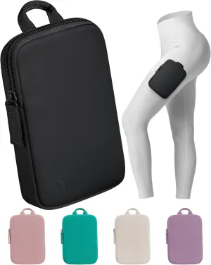 Running Phone Holder for Running Men and Women - Patented Hands-Free Thigh Running Bag for Phone, Travel and Gym Magnetic Leg Pouch Jogging Bag
