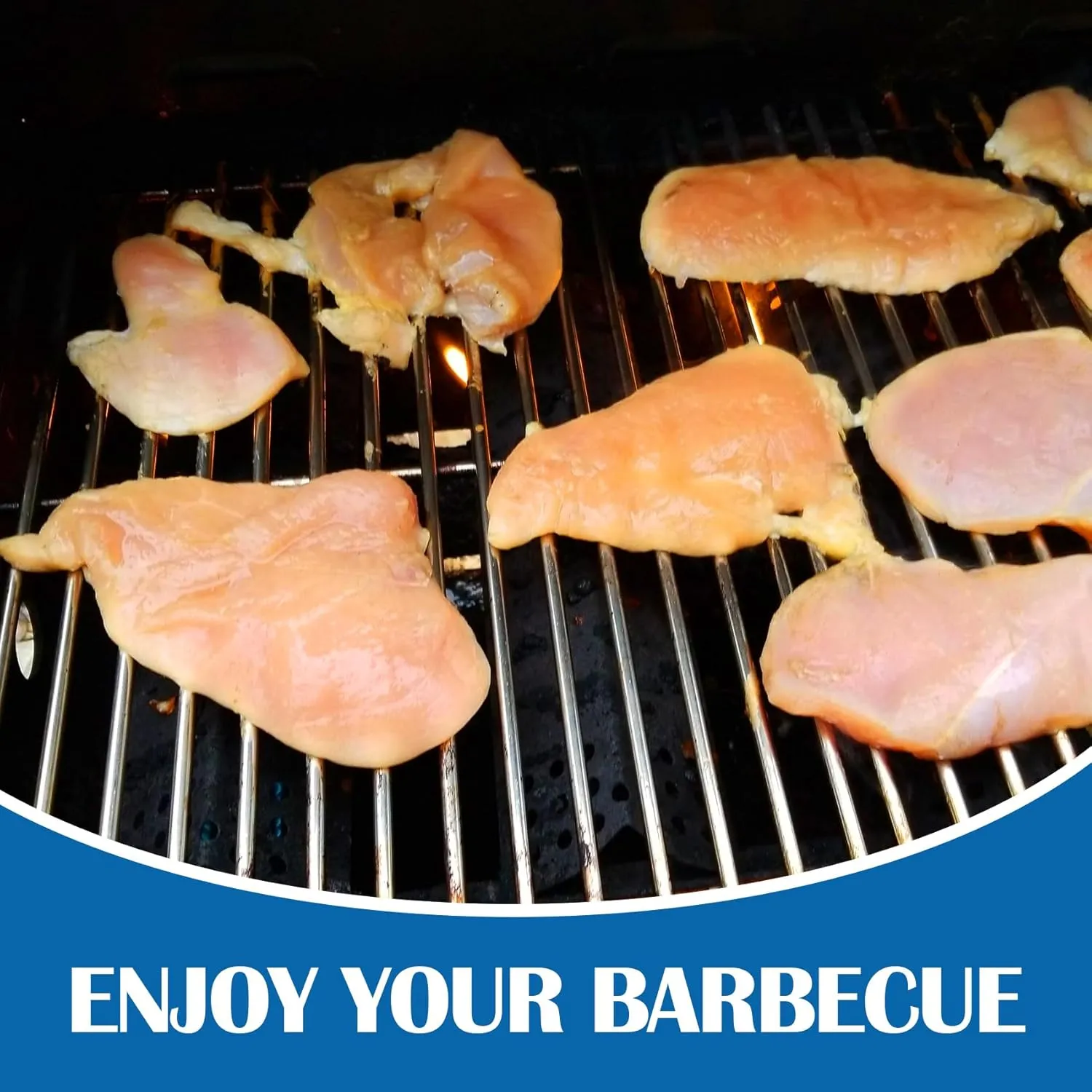SafBbcue Grill Parts Kit for Home Depot Nexgrill 5 Burner 720-0888N 720-0888S 720-0888 4 Burner 720-0830H 720-0830HM Replacement Parts, Stainless Steel Grill Heat Plates & Cooking Grates for Nexgrill