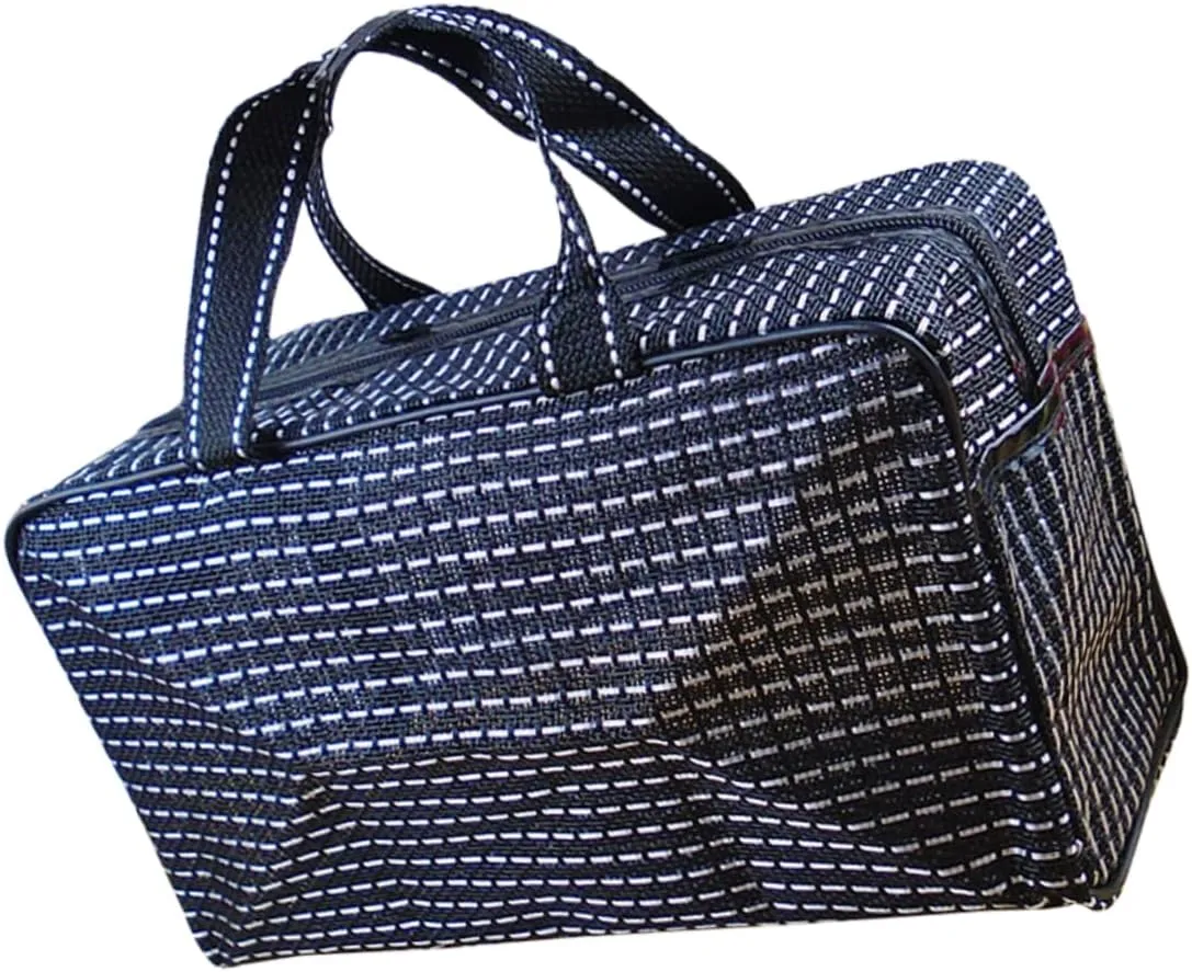 SAFIGLE 1pc Bath Bag Shower Tote Shower Bag Toiletry Organizer Waterproof Cosmetic Bag Black