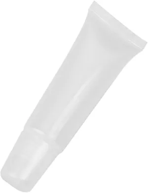 SAFIGLE 80 Pcs Tube Nozzle Empty Bottles Mini Bottles Empty Lip Gloss Tubes Squeeze Bulk Cream Travel Container Makeup Containers Travel Refillable Bottles Transparent