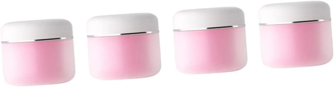 SAFIGLE Travel Toiletries Bottles 4-pack Face Lotion Bottles Leakproof Pp Material Compact for Women Go