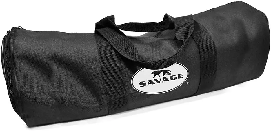 Savage Travel Backdrop Kit, White Floor Extended Backdrop, Size 1.52m x 2.13m, Photo Backdrop with Aluminum Stand, Carry Bag with Shoulder Strap