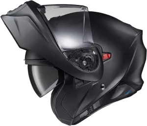 ScorpionEXO GT930 Transformer Modular Motorcycle Helmet Integrated EXO-COM Bluetooth Communication System DOT ECE Approved Solid (Matte Black - XL)