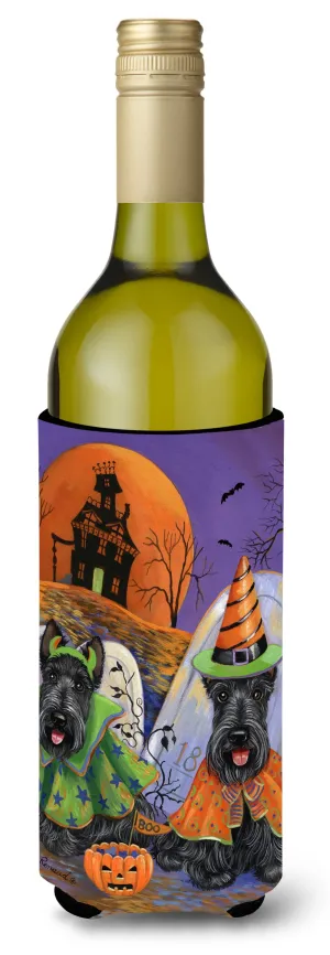 Scottie Halloween Haunted House Wine Bottle Hugger PPP3177LITERK