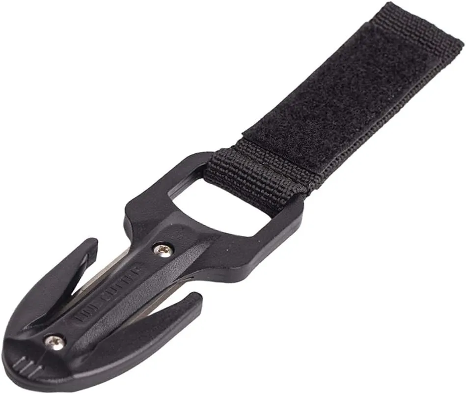 Scuba Diving Dual Dive Rope Cutter Blade with Sheath Bag