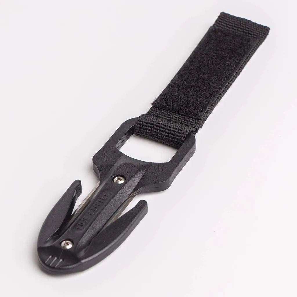 Scuba Diving Dual Dive Rope Cutter Blade with Sheath Bag