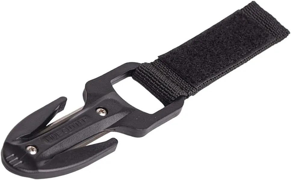 Scuba Diving Dual Dive Rope Cutter Blade with Sheath Bag