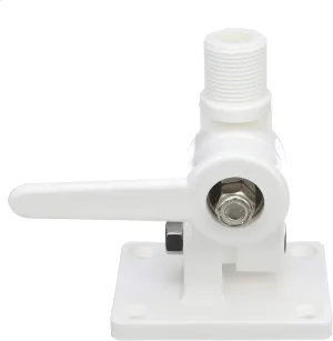 Seachoice 4-Way Nylon Antenna Ratchet Mounting Kit, White Finish