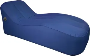 Self-Inflating Couch,Portable Inflatable Lounger Beach Bed Air Sofa,Ergonomic Design,Water Resistance,Fold & Store,Easy Setup,for Camping,Picnics,Hiking,Tent,Travel,and Home Use (Blue)