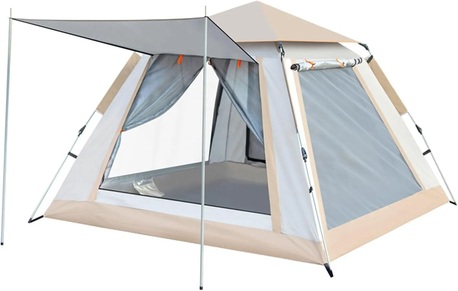 SFKLYU Instant Tents for Camping 3/4 Person Pop Up Tent Waterproof Easy Setup Camping Tent Backpack Double Layer Camping Tents