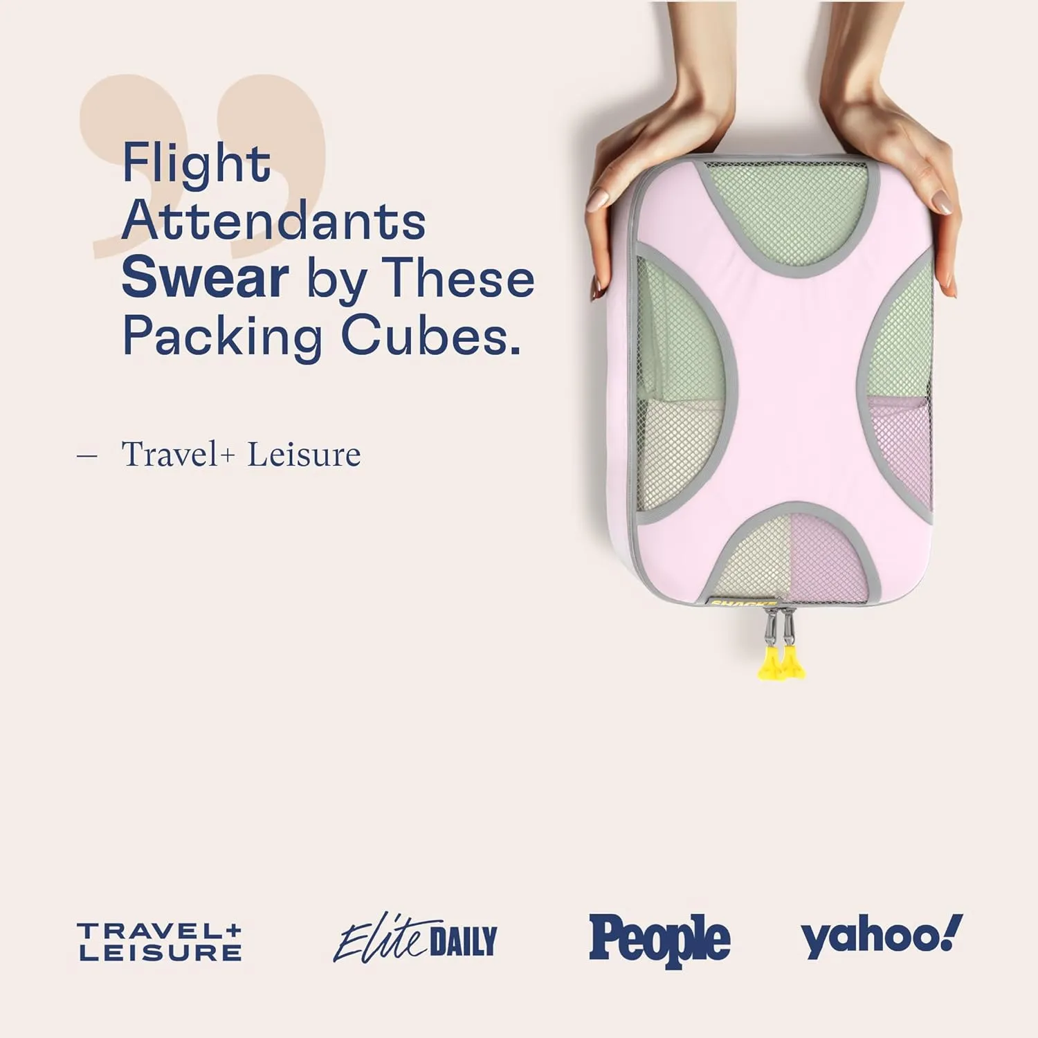 Shacke 6 Set Packing Cubes for Travel Lightweight Luggage Organizer