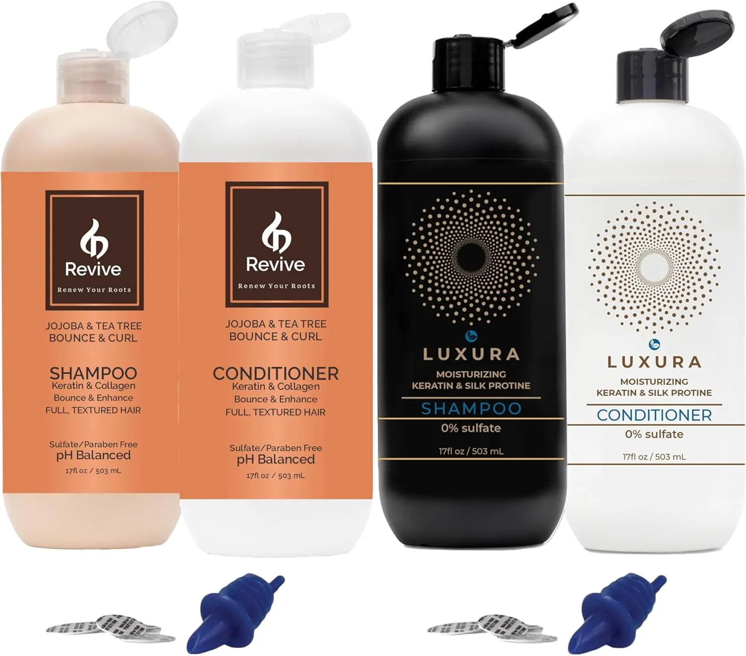 ShampBooze Secret Fake Shampoo Bottles | Flasks for Liquor Disguise | Plastic Flask for Liquor | Booze Smuggling Containers for Cruises | Alcohol Hidden Container | Hidden Flask | Four 17oz bottles