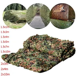Shelter /2x10m Nets Unique Hunting Covers Army training netting Camping Tent Camouflage Car Best-value Sun Woodland Camo Military Shade 1.5x3m
