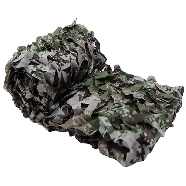 Shelter /2x10m Nets Unique Hunting Covers Army training netting Camping Tent Camouflage Car Best-value Sun Woodland Camo Military Shade 1.5x3m