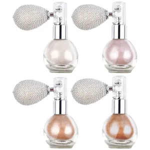 Shimmering Spray Powder, Glitter High Gloss Powder Body Glitter Spray Makeup Spray for Face Body