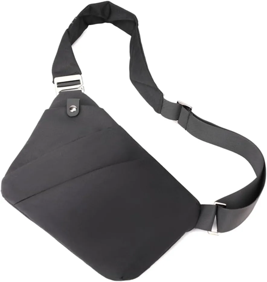 Shoulder Purse Chest Bag Travel Crossbody Bag With Quick Access Valuables Compartment For Men And Women
