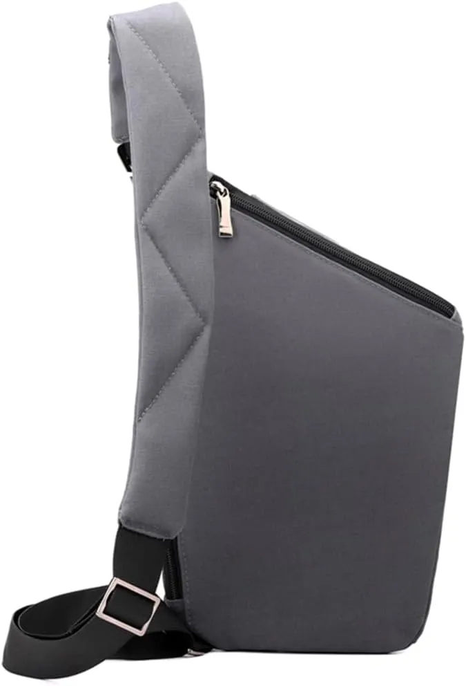 Shoulder Purse Chest Bag Travel Crossbody Bag With Quick Access Valuables Compartment For Men And Women