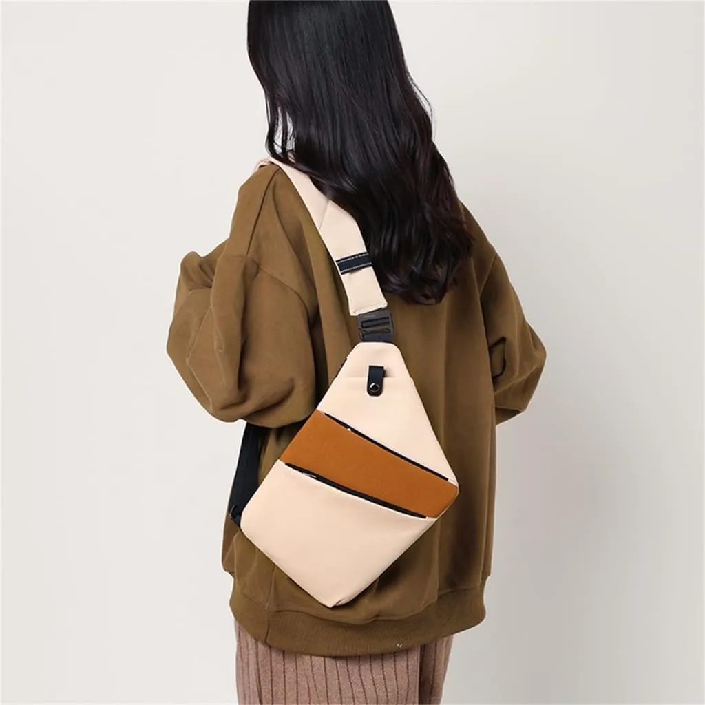 Shoulder Purse Chest Bag Travel Crossbody Bag With Quick Access Valuables Compartment For Men And Women