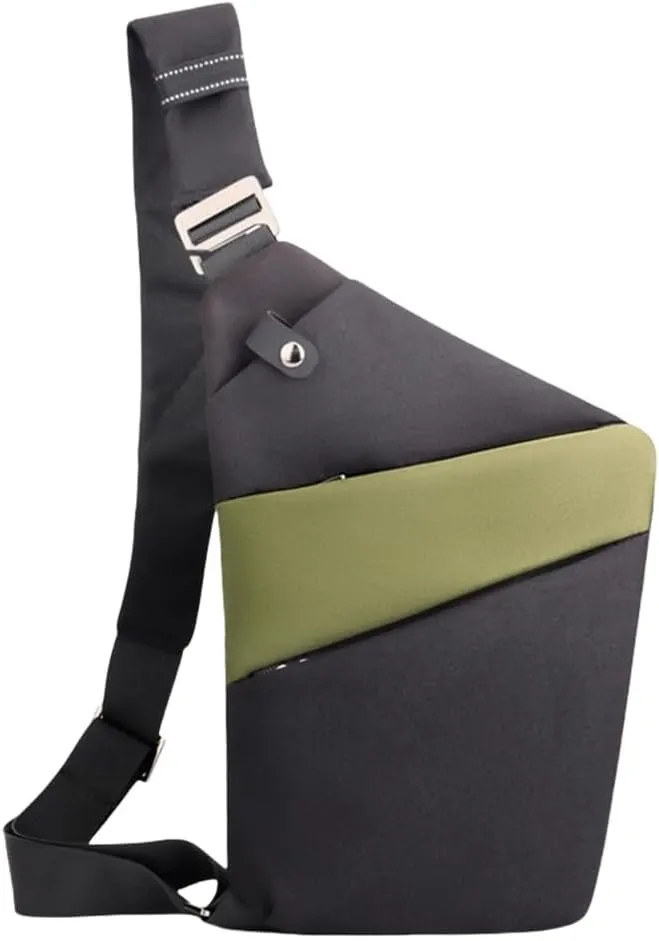 Shoulder Purse Chest Bag Travel Crossbody Bag With Quick Access Valuables Compartment For Men And Women