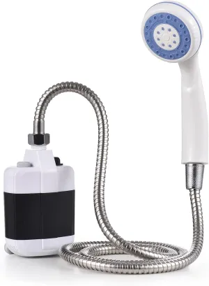 Shower Head,Portable Camping Shower Outdoor USB Rechargeable Electric Shower Pump for Camping Car Washing Gardening Pet Cleaning