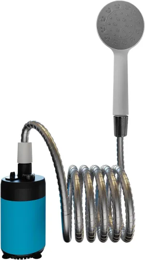 Shower Head,Portable Shower Camping Outdoor Shower Handheld Electric Shower Battery Powered Compact Handheld Rechargeable Camping Showerhead