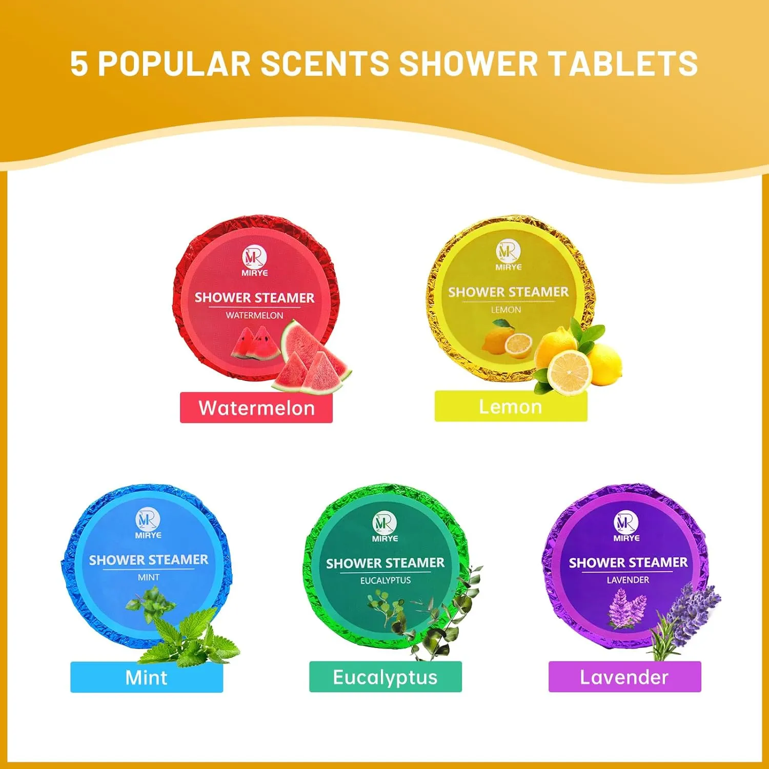 Shower Steamers Aromatherapy, 30-Pack Shower Steamer for Women Men Wife Friends, Mothers Day Gifts for Mom, Birthdays Gifts Shower Bombs with Essential Oils Stress Relief and Self Care