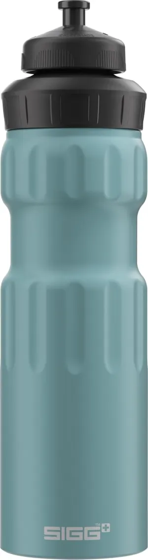 SIGG - Aluminum Sports Water Bottle - WMB Sports Morning Blue - With 3-Stage Sports Cap - ClimatePartner Certified - Leakproof & Lightweight - BPA Free - 25 Oz