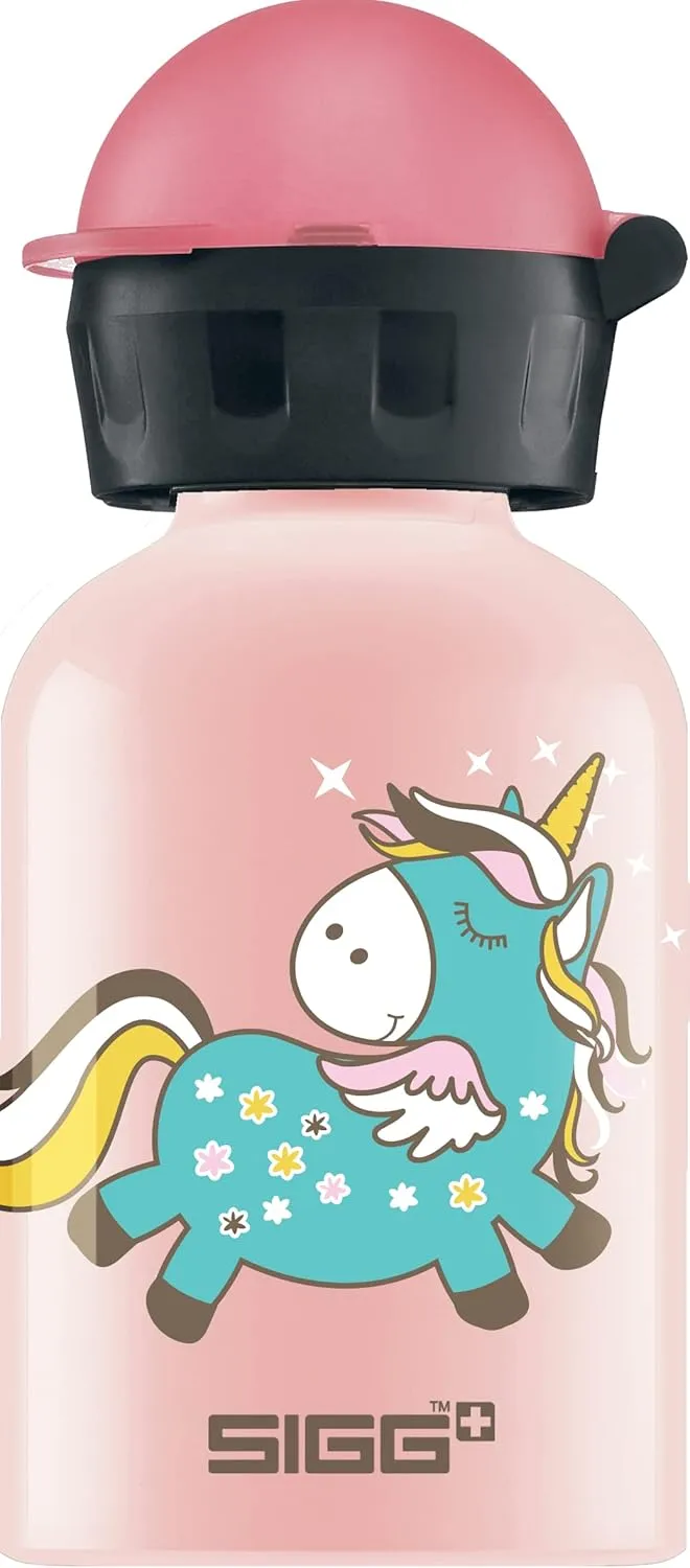 Sigg - Kids Water Bottle - KBT - Made in Switzerland - Leakproof - BPA Free - for Kindergarten, Preschool, School 10 Oz
