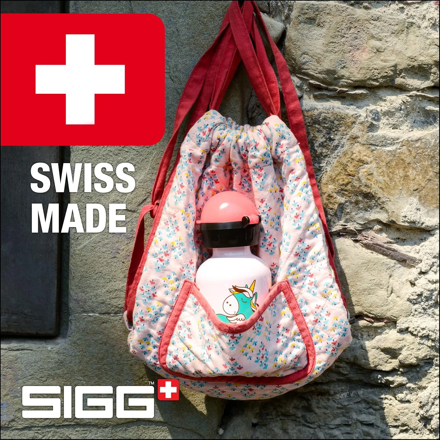 Sigg - Kids Water Bottle - KBT - Made in Switzerland - Leakproof - BPA Free - for Kindergarten, Preschool, School 10 Oz