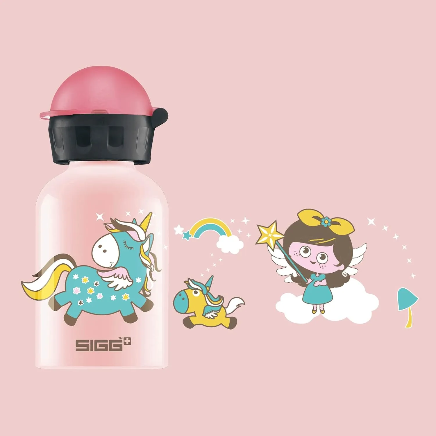 Sigg - Kids Water Bottle - KBT - Made in Switzerland - Leakproof - BPA Free - for Kindergarten, Preschool, School 10 Oz
