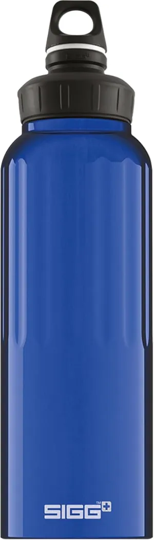 SIGG - Reusable Water Bottle - WMB Traveller Blue 51 Oz - Made in Switzerland - Carbonated Drinks - Lightweight - Leak Proof - BPA-Free - Climate Neutral Certified - For Sports, Outdoor, Travel